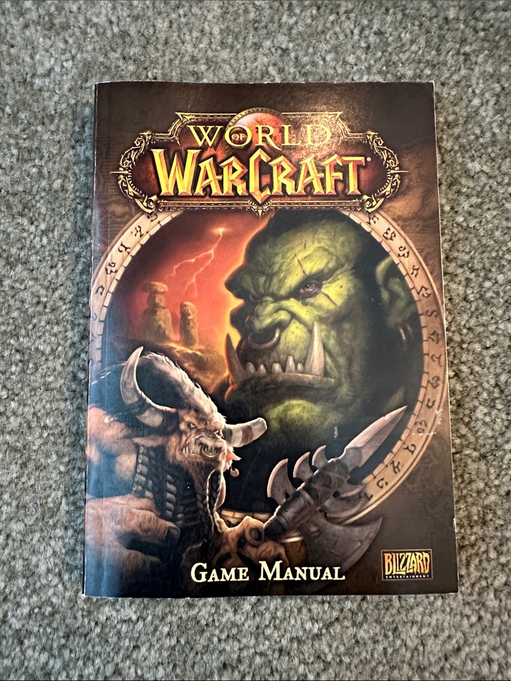 World of WarCraft Game Manual 2004 in Great Condition.